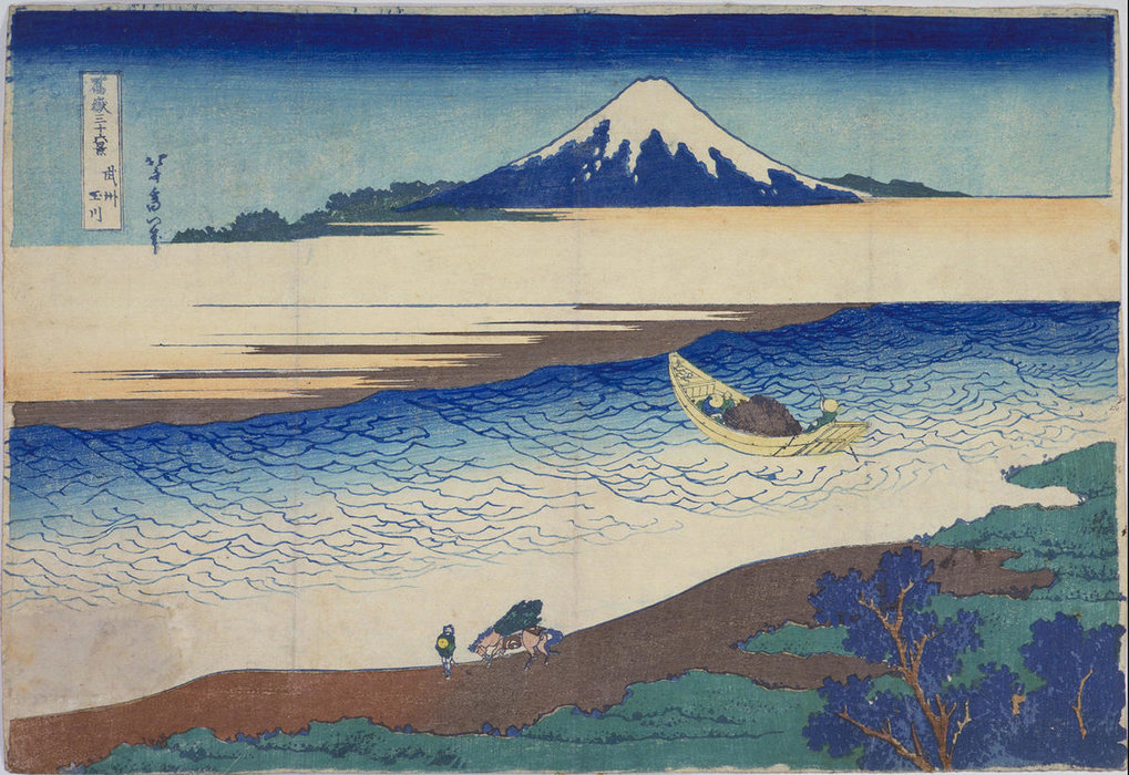 The Tamagawa River In Musashi Province — Katsushika Hokusai