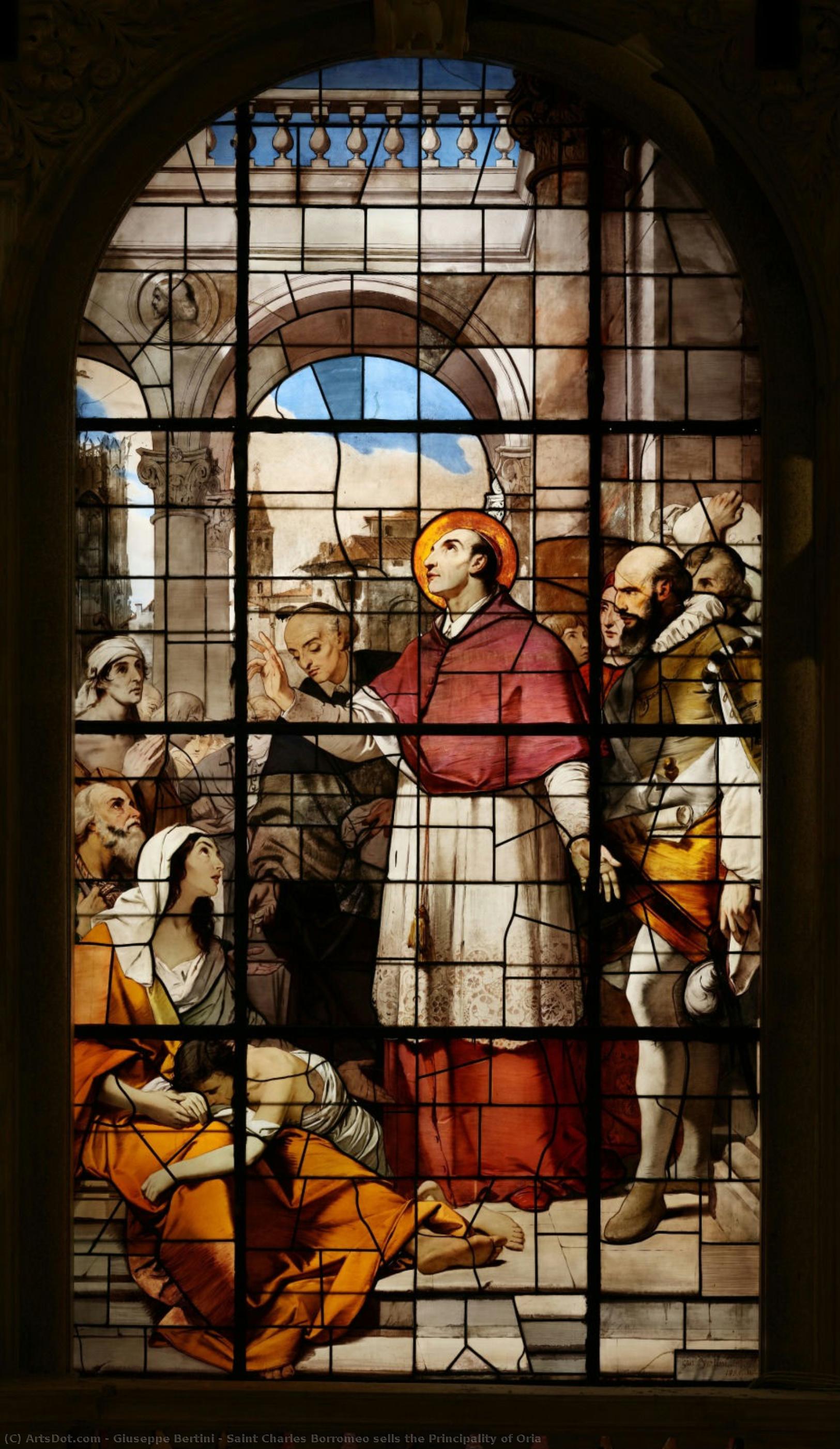 Saint Charles Borromeo Sells The Principality Of Oria — Giuseppe Bertini