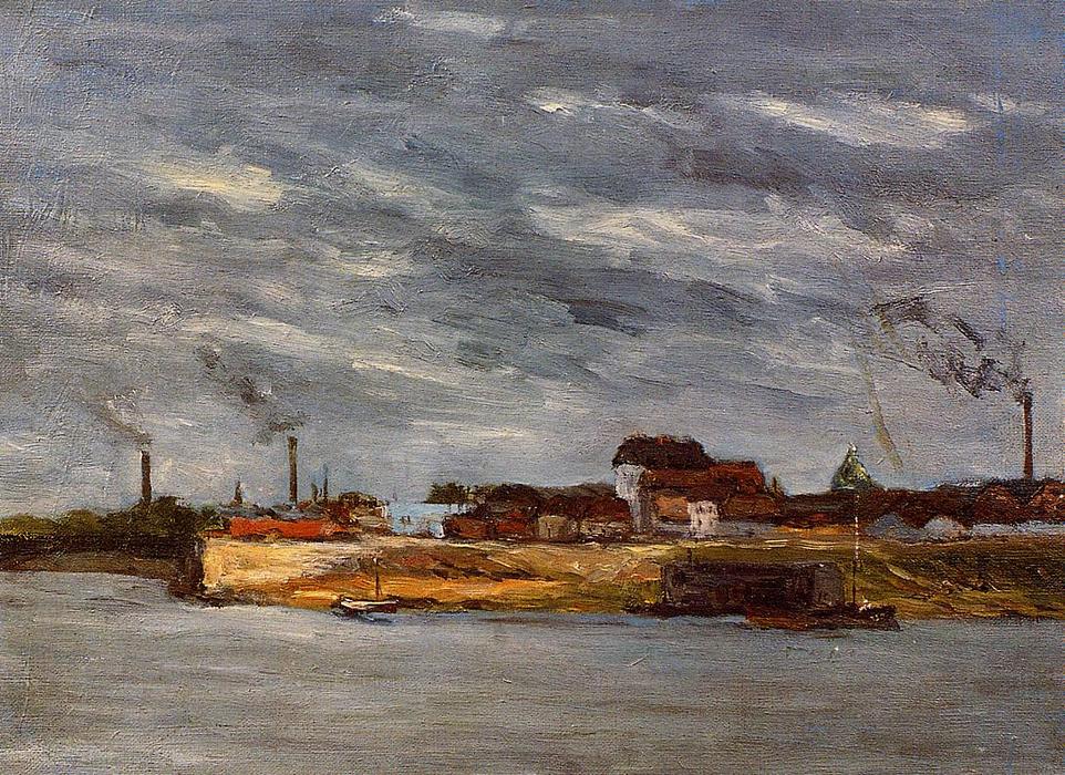 Port De Javel — Eugène Henri Paul Gauguin