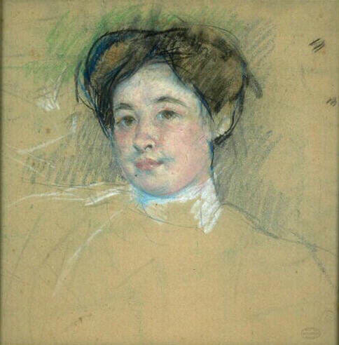 Portrait Of Young Woman — Mary Stevenson Cassatt