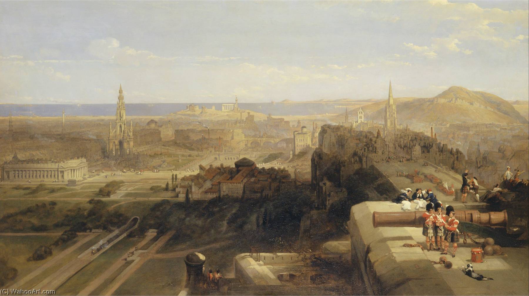 Edinburgh From The Castle — Дэвид Робертс