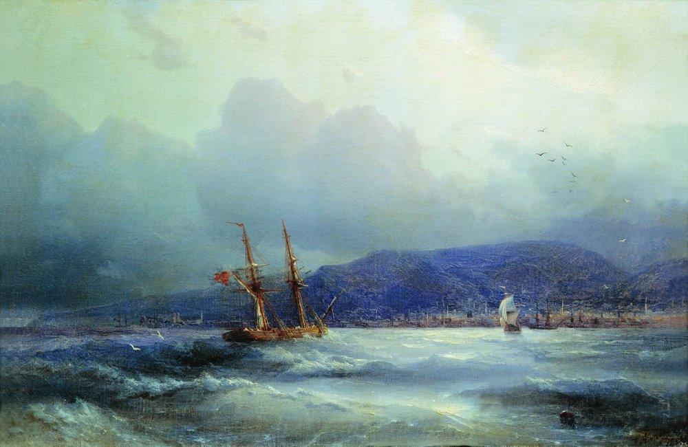 Trebizond From The Sea — Ivan Konstantinovich Aivazovsky