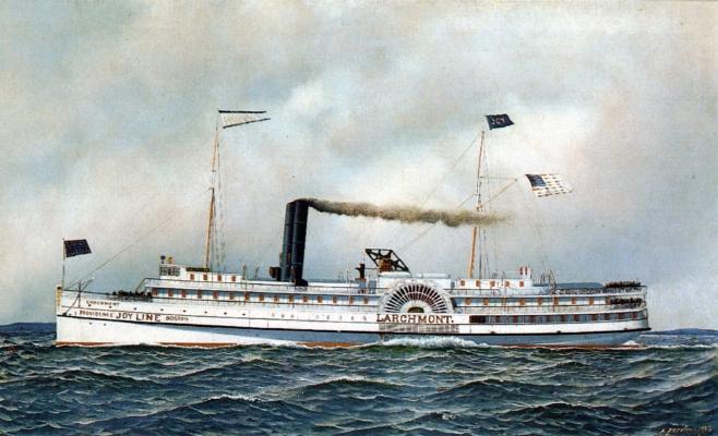 The Paddle Steamer /larchmont/'''' — Antonio Nicolo Gasparo Jacobsen