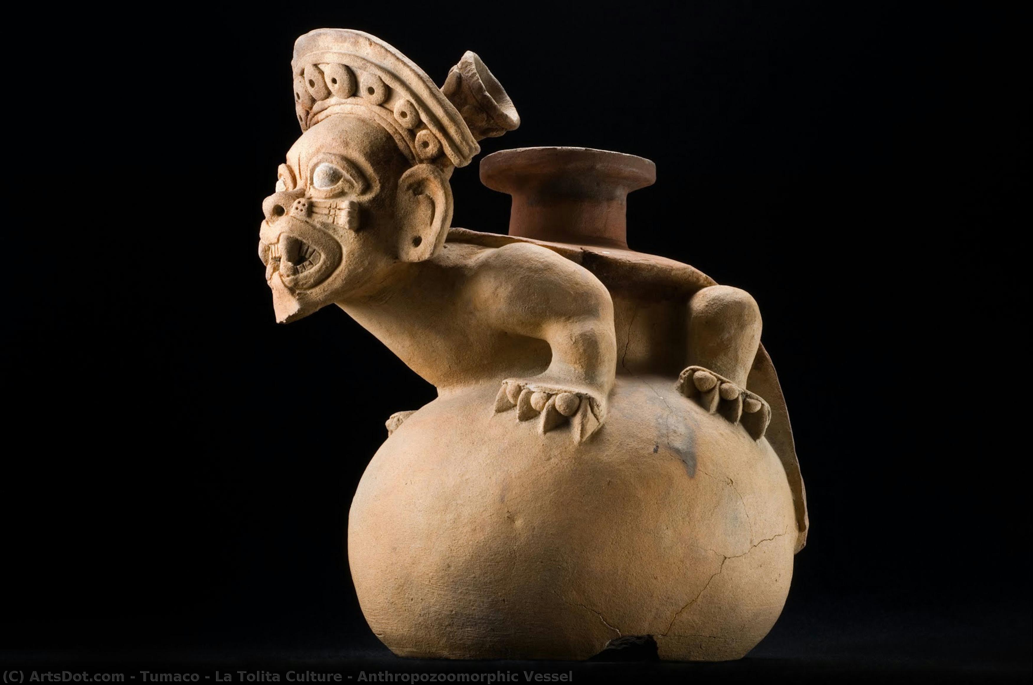 Anthropozoomorphic Vessel — Tumaco - La Tolita Culture