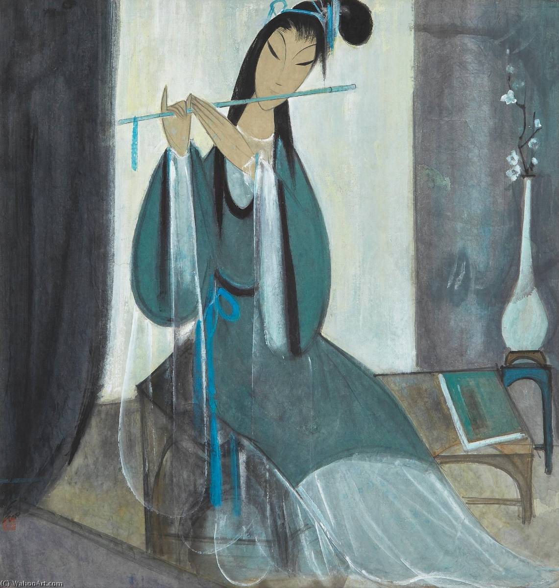 Resonance Of The Jade Flute — Lin Fengmian Flying Geese Over The Lotus Pond