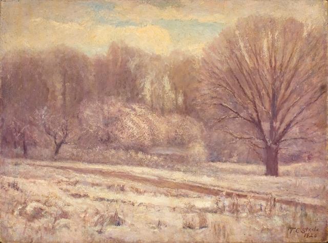 On The Jordan-in Snow And Mist — Theodore Clement Steele
