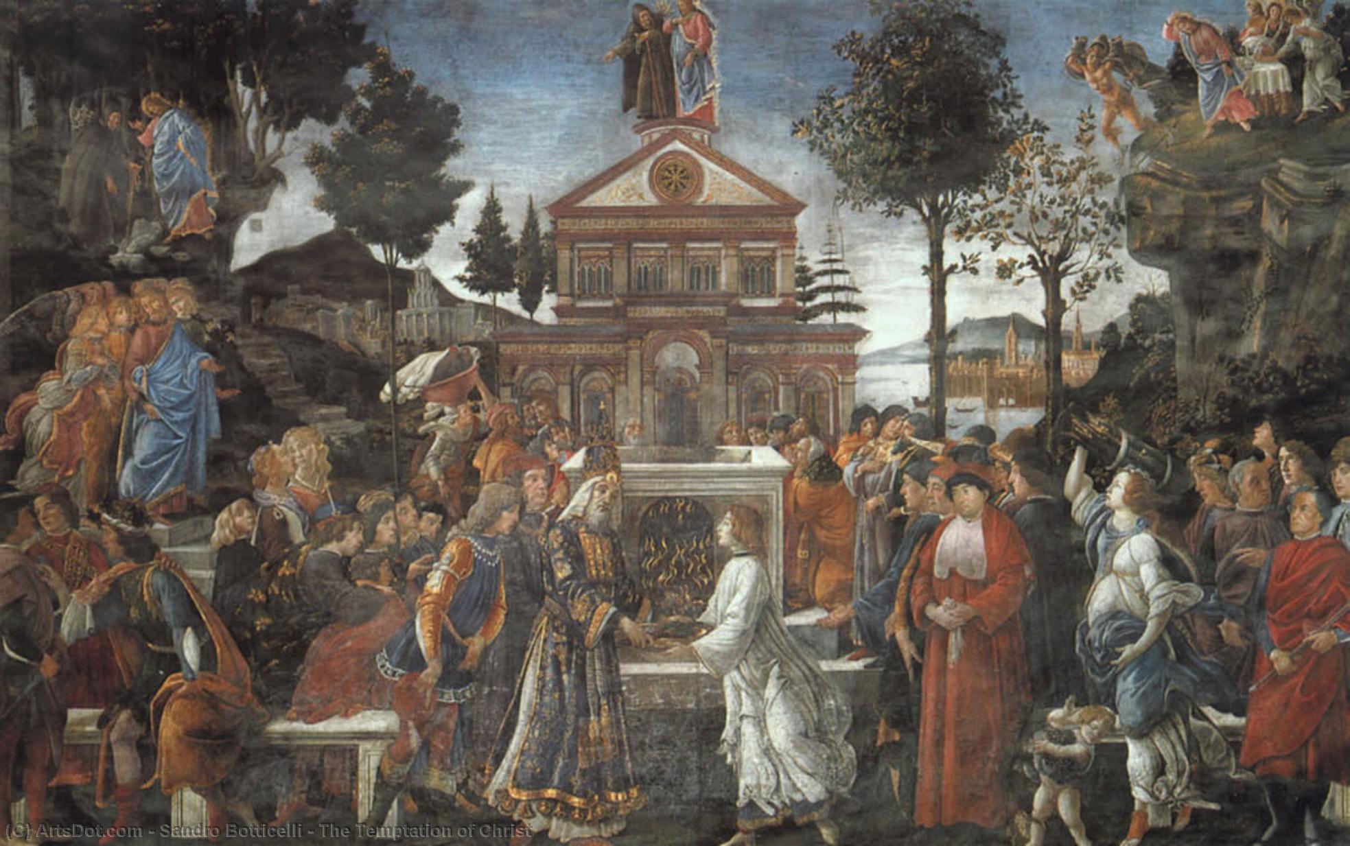 The Temptation Of Christ — Sandro Botticelli