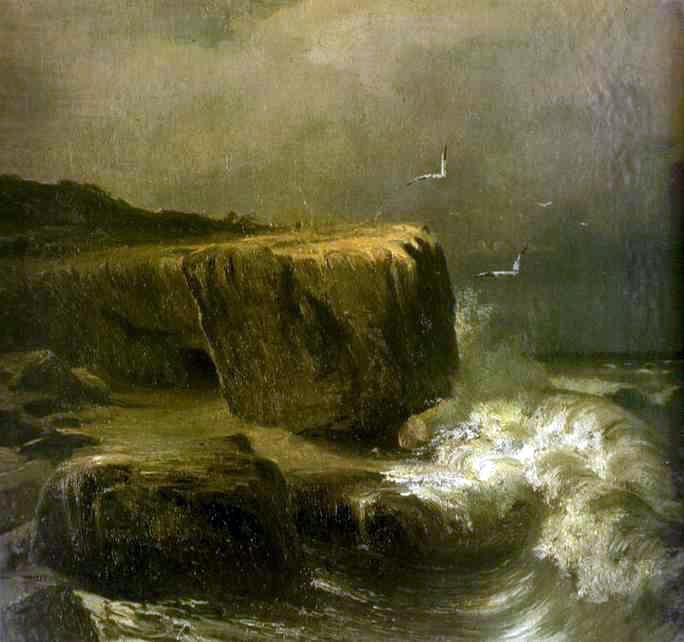 Tide Near The Shore Of The Crimea — Fyodor Alexandrovich Vasilyev