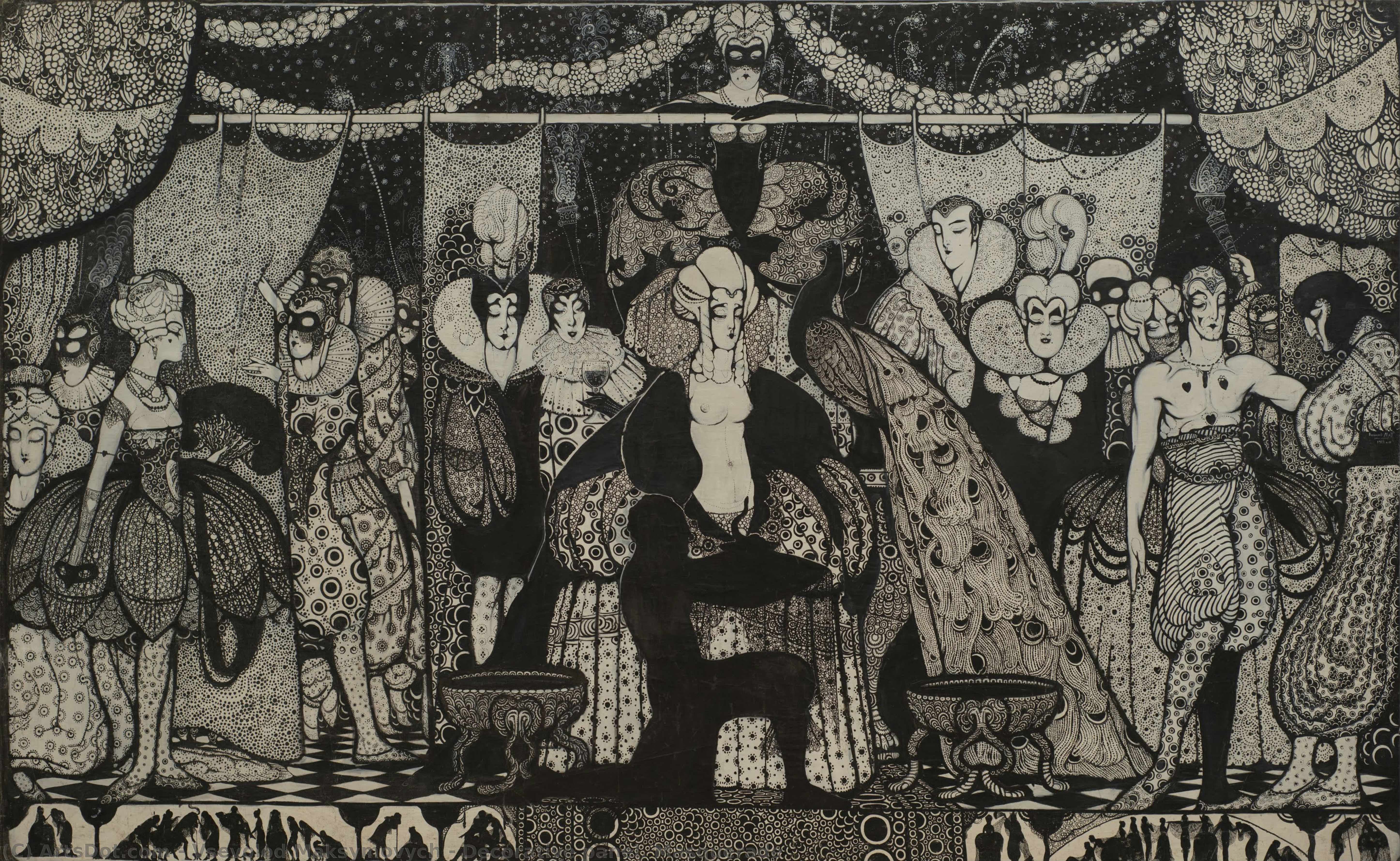 Decorative Panel. Masquerade — Vsevolod Maksymovych