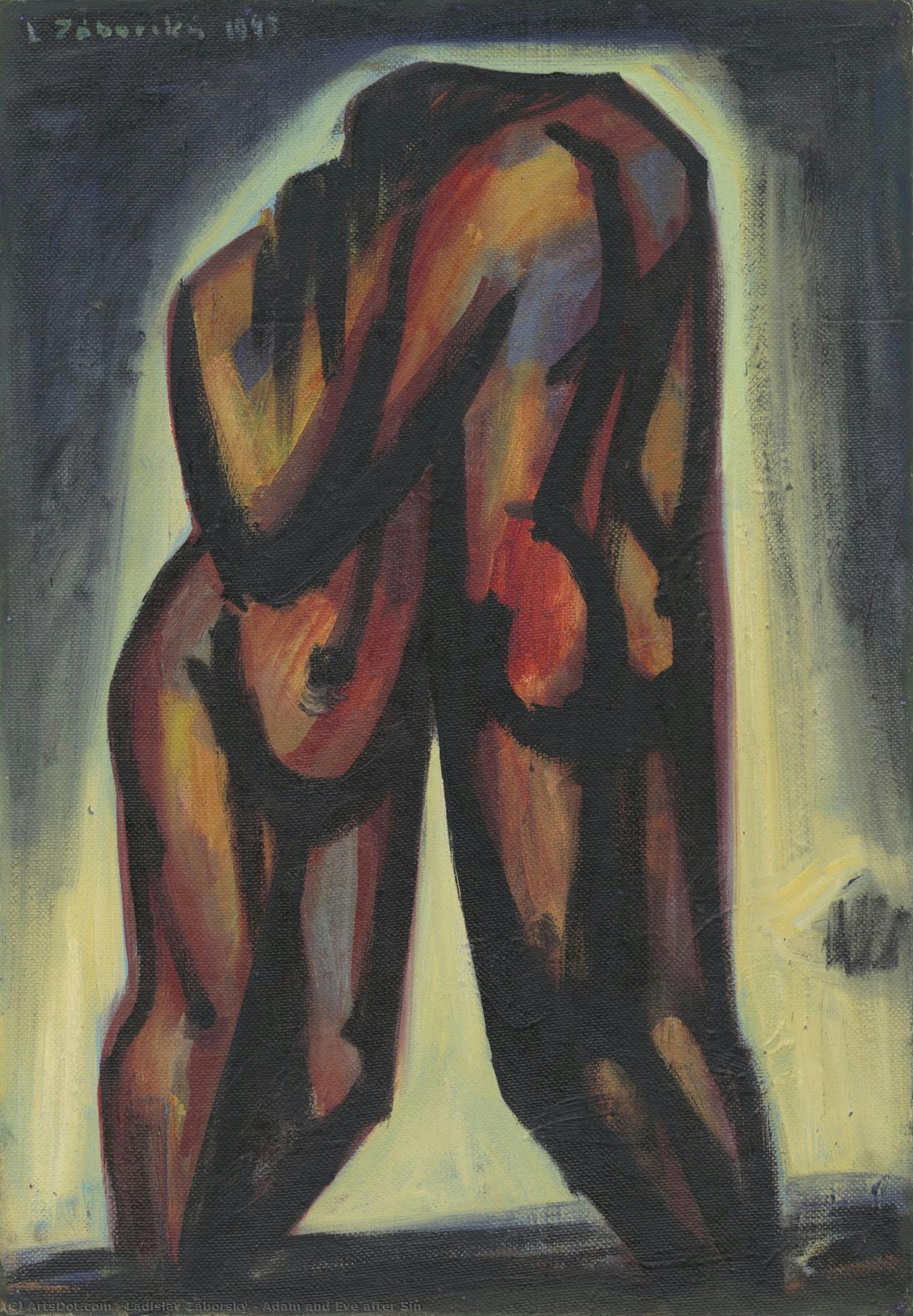 Adam And Eve After Sin — Ladislav Záborský
