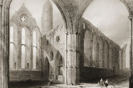Interior Of Hore Abbey, — William Henry Bartlett