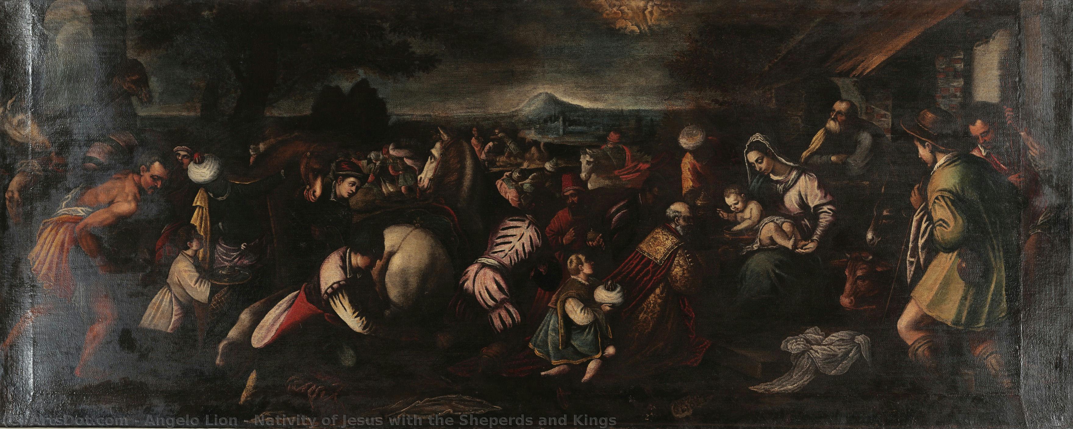 Nativity Of Jesus With The Sheperds And Kings — Angelo Lion