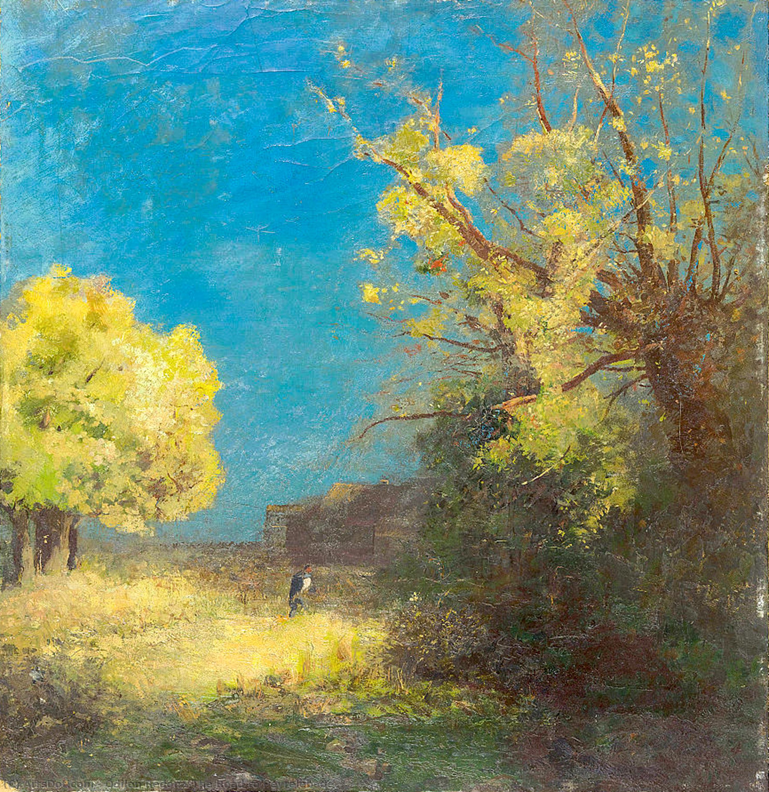 The Road To Peyrelebade — Odilon Redon