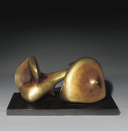 Two Piece Sculpture No. 7; Pipe — Henry Moore