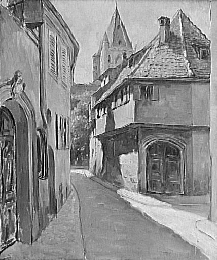 Rue De L'ail, Strasbourg Knoblochgasse In Strassburg (titre Attribué) — Lothar Von Seebach