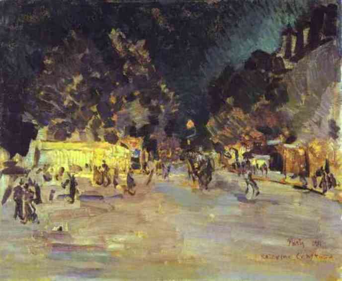 Paris At Night — Konstantin Alexeievitch Korovin