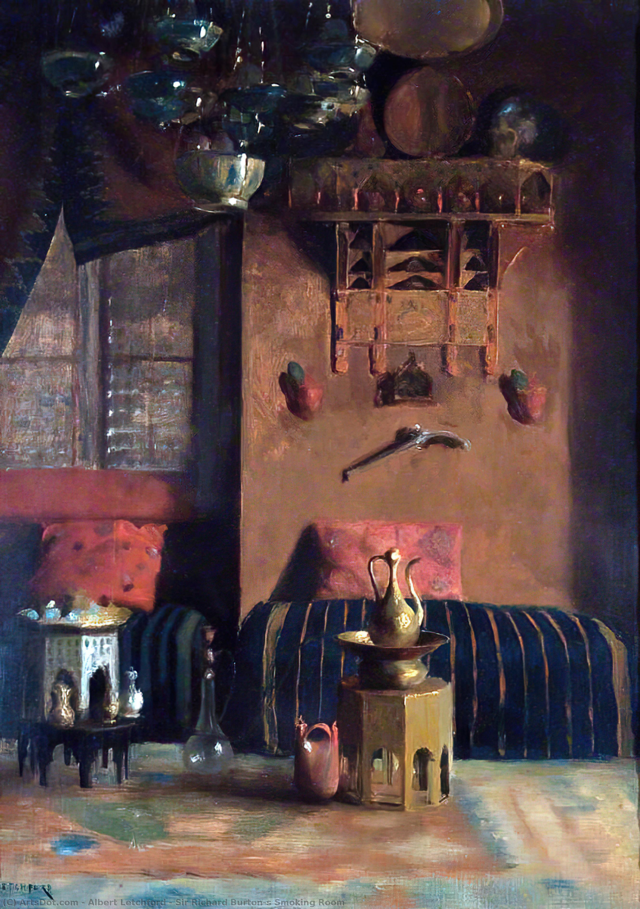 Sir Richard Burton's Smoking Room — Albert Letchford