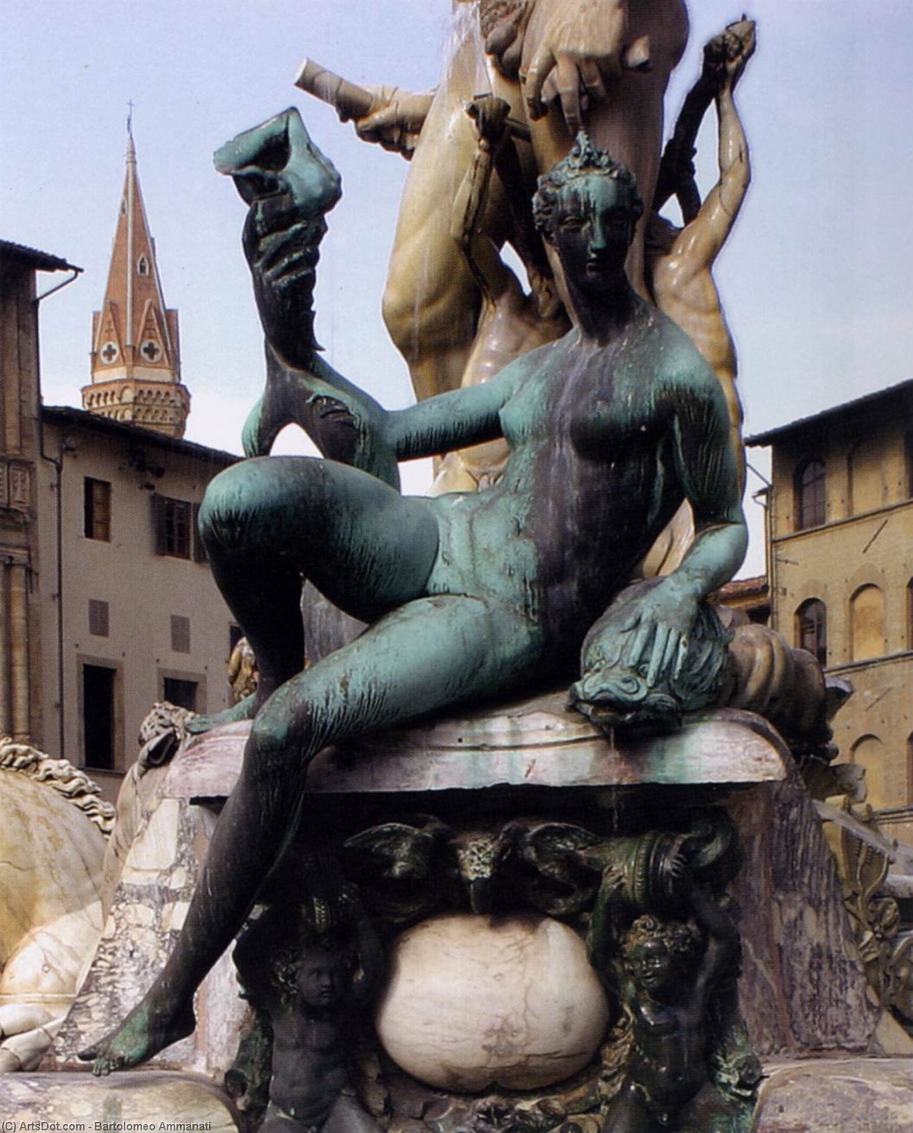 The Fountain Of Neptune (detail) — Bartolomeo Ammanati