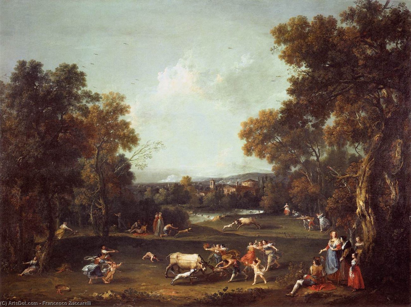 Bull-hunting — Francesco Zuccarelli