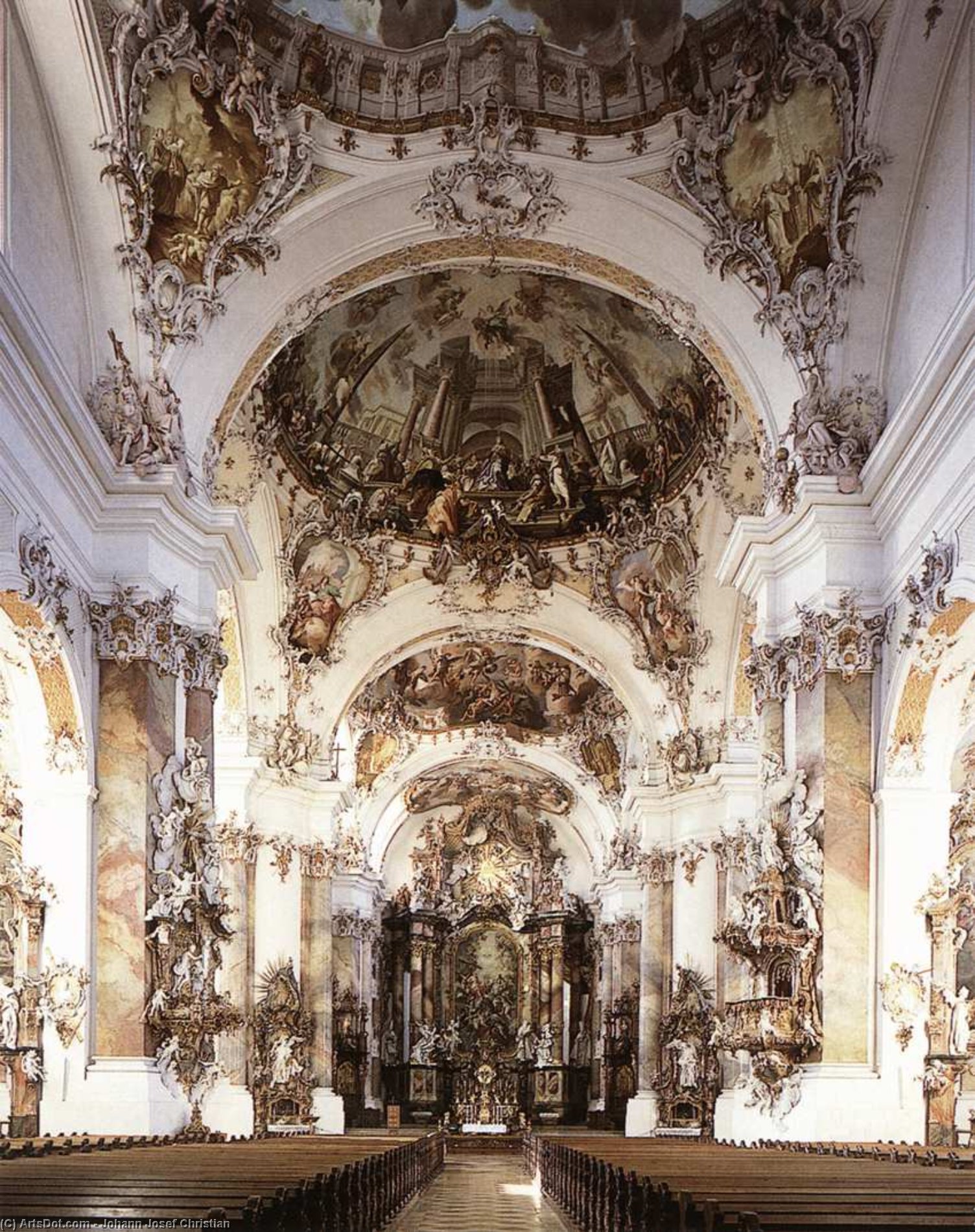 Interior With Decoration — Johann Josef Christian