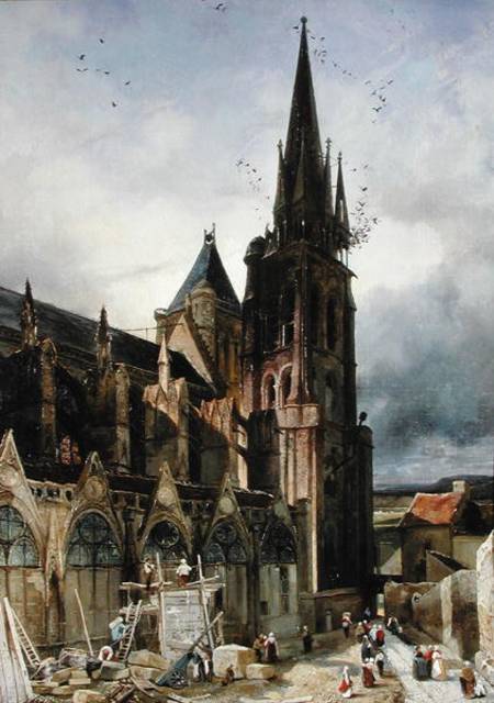 Restoring The Abbey Church Of St. Denis — アドリアン・ドーザッツ