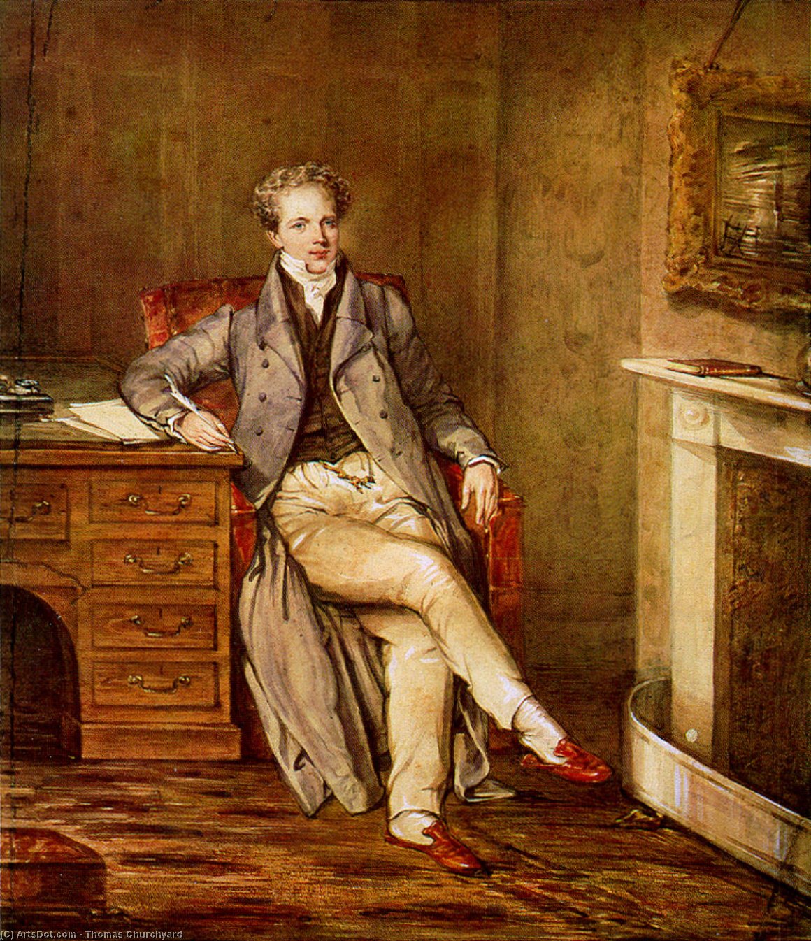Portrait At 29 Well Street — Thomas Churchyard