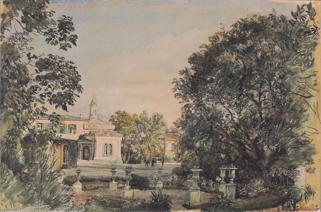 The Imperial Palace Livadia In The Crimea — Rudolf Von Alt