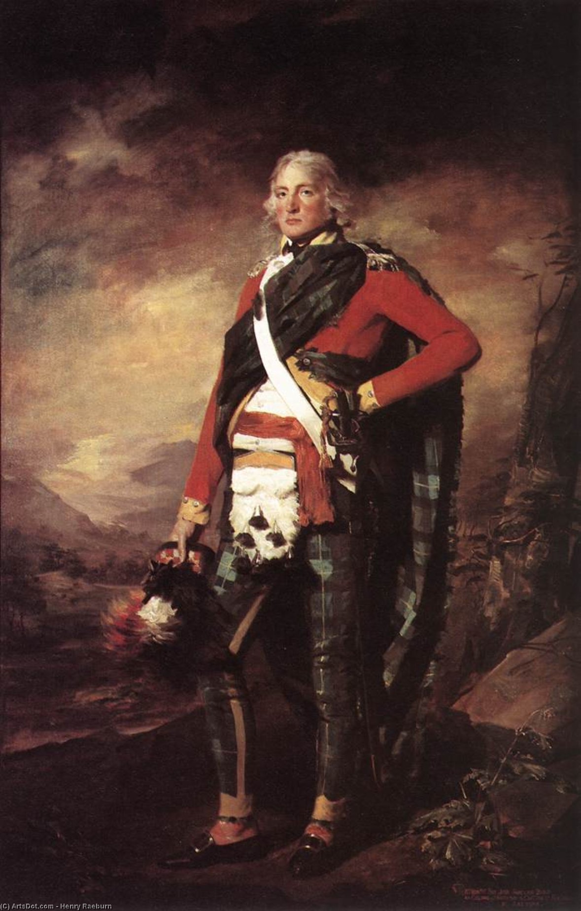 Retrato De Sir John Sinclair — Henry Raeburn