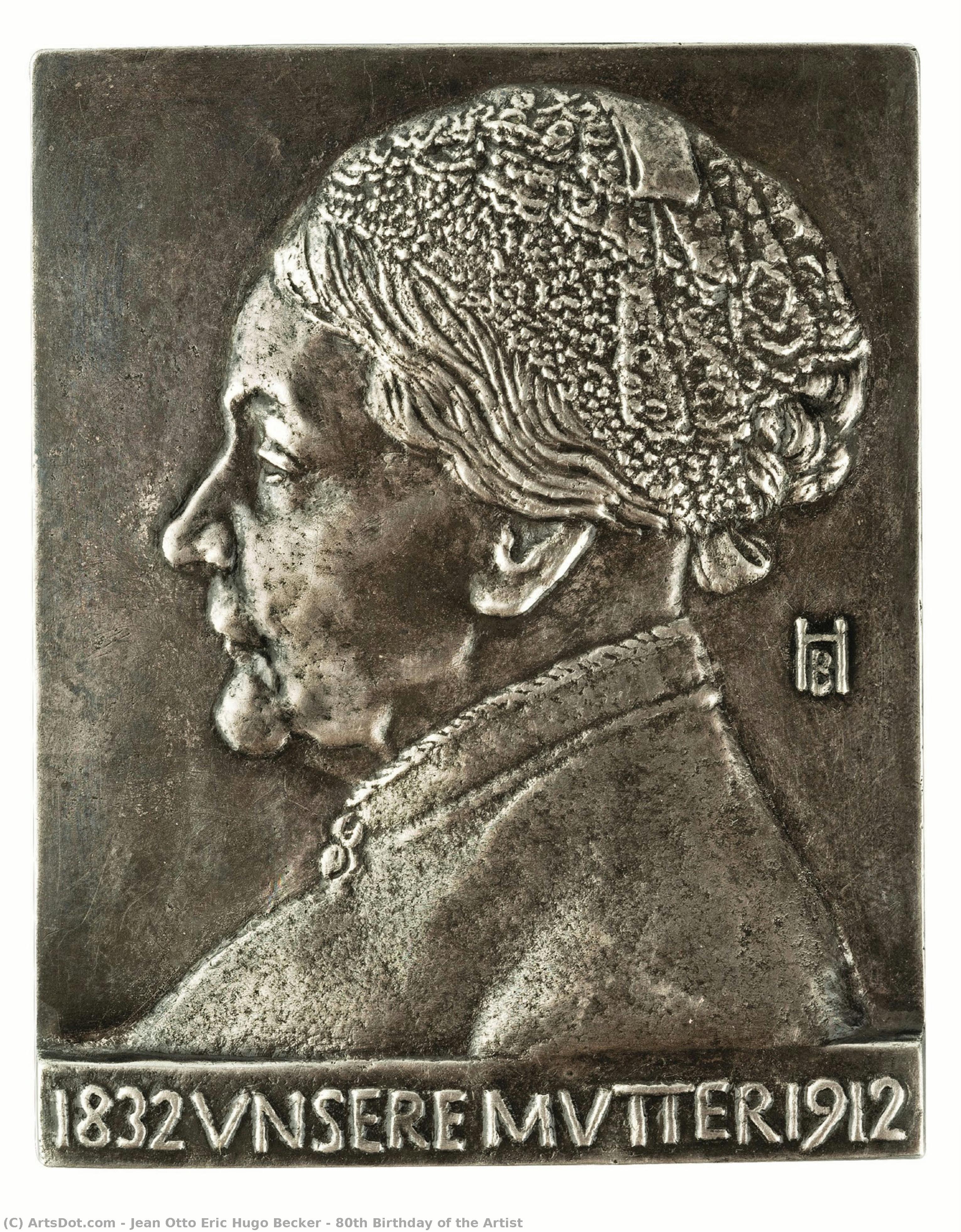 80th Birthday Of The Artist — Jean Otto Eric Hugo Becker