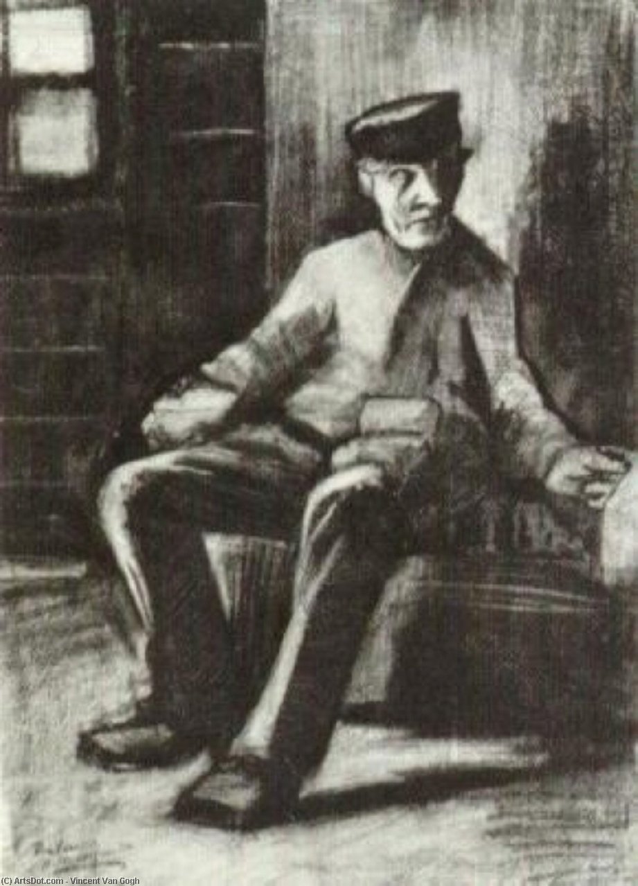 Blind Man Sitting In Interior — Vincent Willem Van Gogh