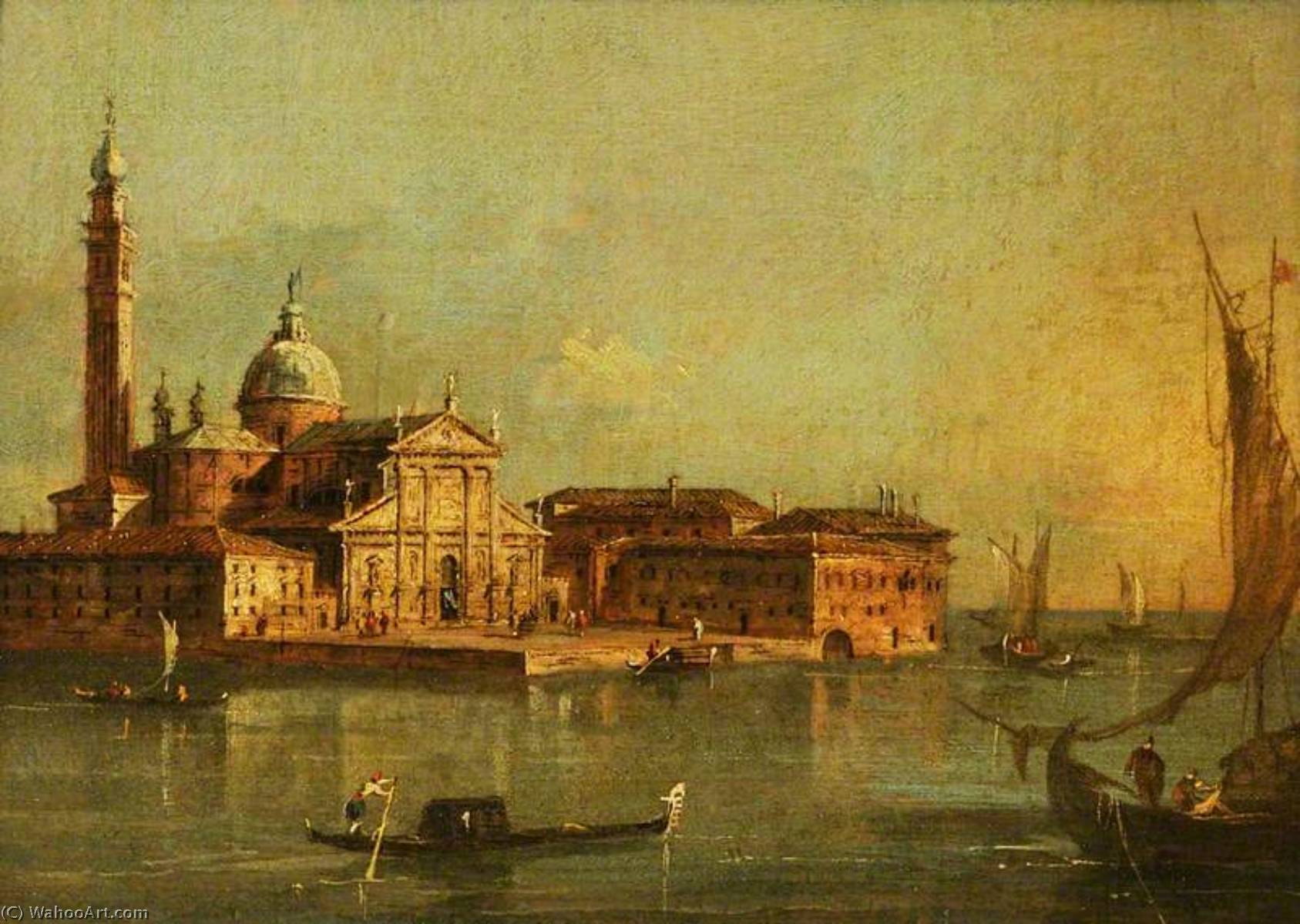 View Of The Island Of San Giorgio Maggiore, Venice — Франческо Лазаро Гарди