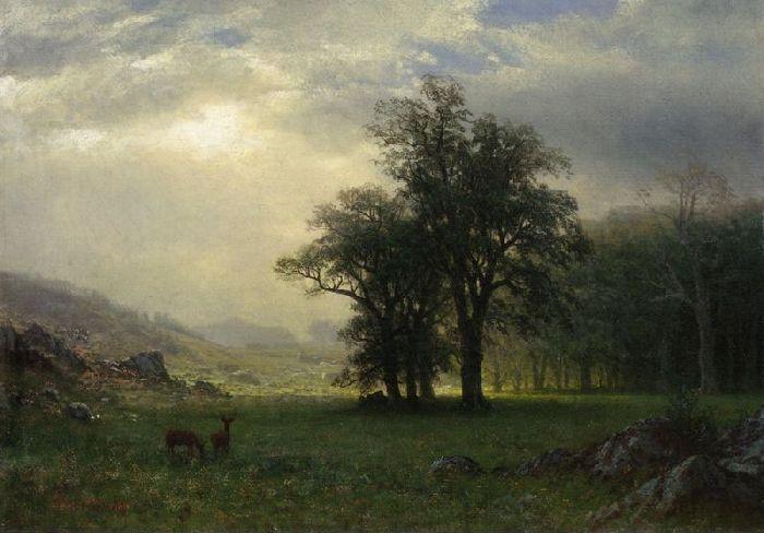 The Open Glen — Albert Bierstadt