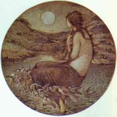 The Mirror Of Venus 1 — Edward Coley Burne-jones
