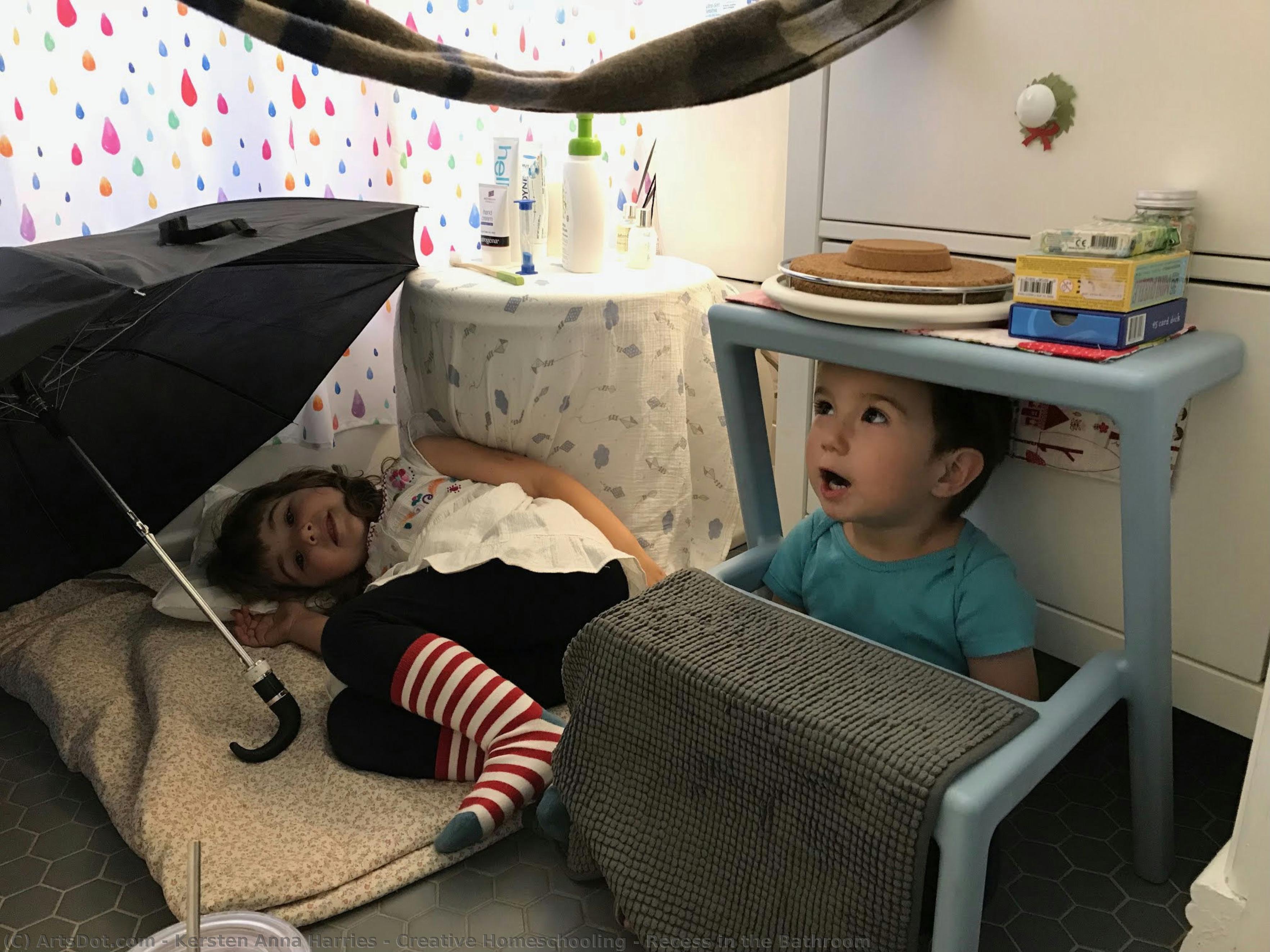 Creative Homeschooling - Recess In The Bathroom — Kersten Anna Harries