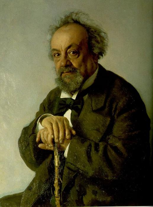 Portrait Of The Author Alexey Pisemsky — Ilja Jewgenjewitsch Repin
