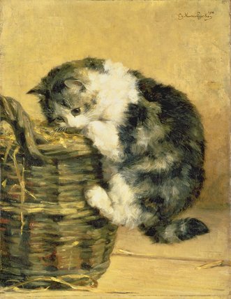 Cat With A Basket — Чарльз Ван Ден Эйкен
