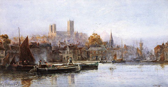 Lincoln Cathedral From The River — Walker Stuart Lloyd