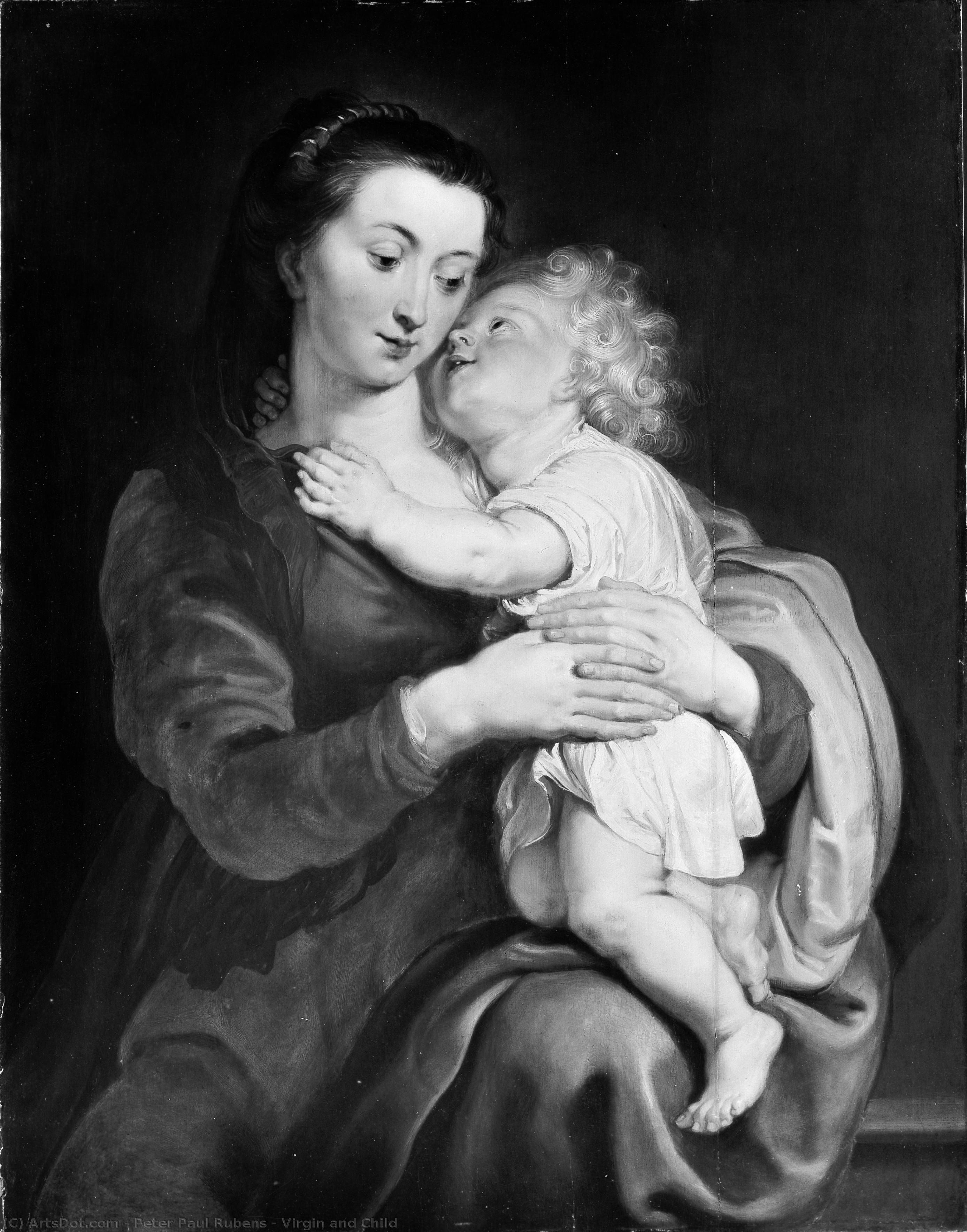 Virgin And Child — Peter Paul Rubens