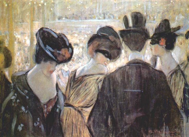 At The Bal-bullier — Frederick Carl Frieseke