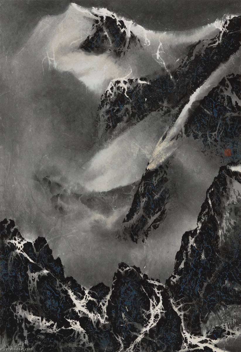 Cascading Mountains — Liu Guosong
