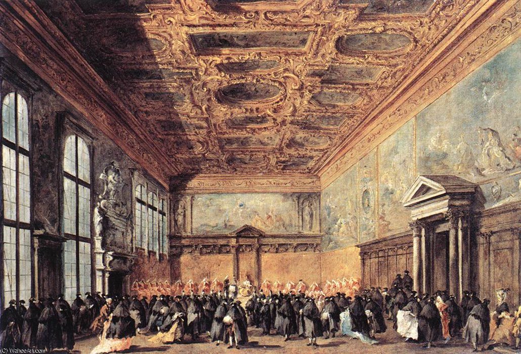 Audience Granted By The Doge — Francesco Lazzaro Guardi