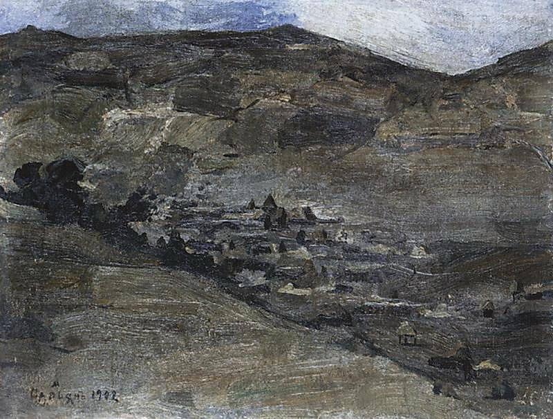 Village Makravank — Martiros Sarian