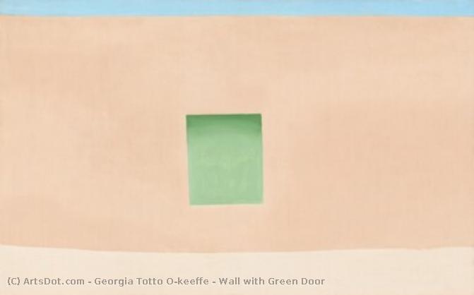 Wall With Green Door — Джорджия О’кифф