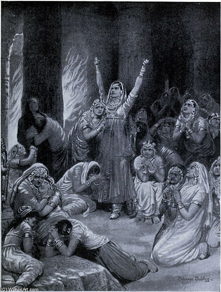 The Rajput Ceremony Of Jauhar — Ambrose Dudley