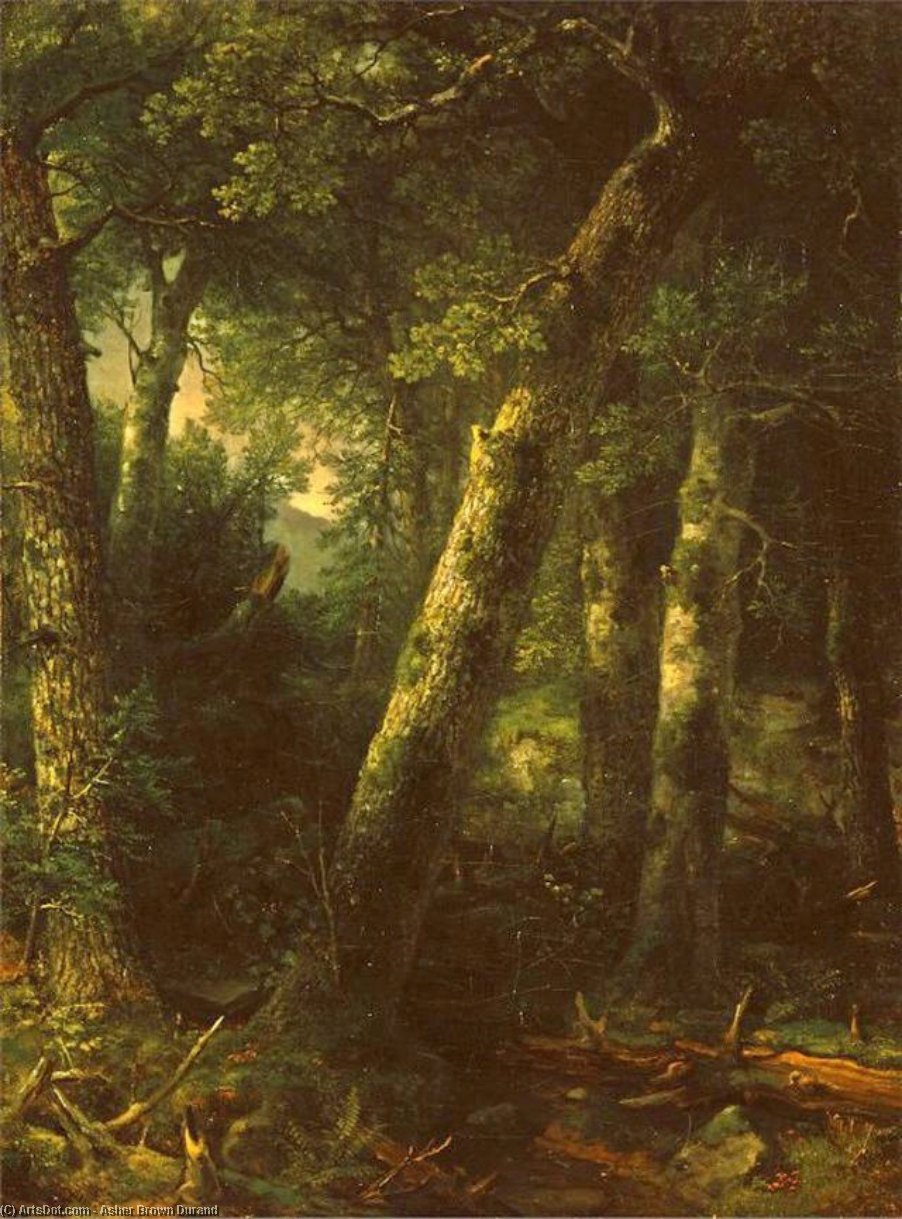 Forest In The Morning Light — Asher Brown Durand