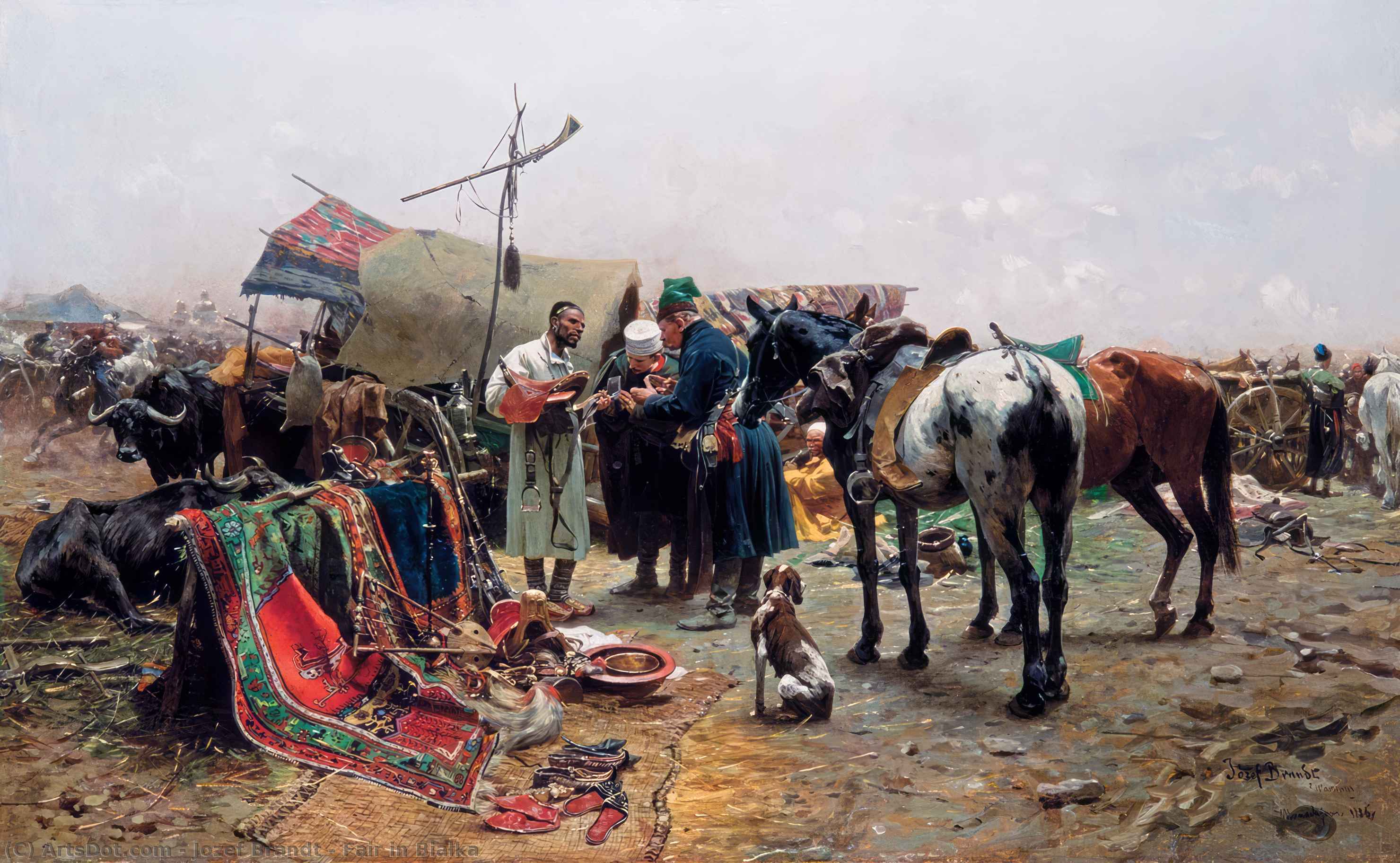 Fair In Białka — Josef Von Brandt