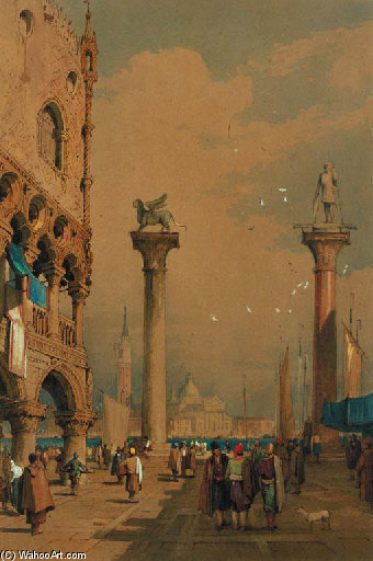 The Piazetta Of St Marks, Venice — Сэмюэль Прут