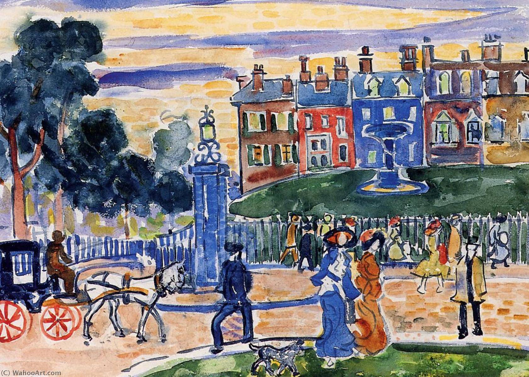 Edge Of The Park — Maurice Brazil Prendergast
