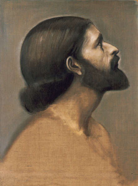 Portrait Head Of King Cophetua — Edward Coley Burne-jones