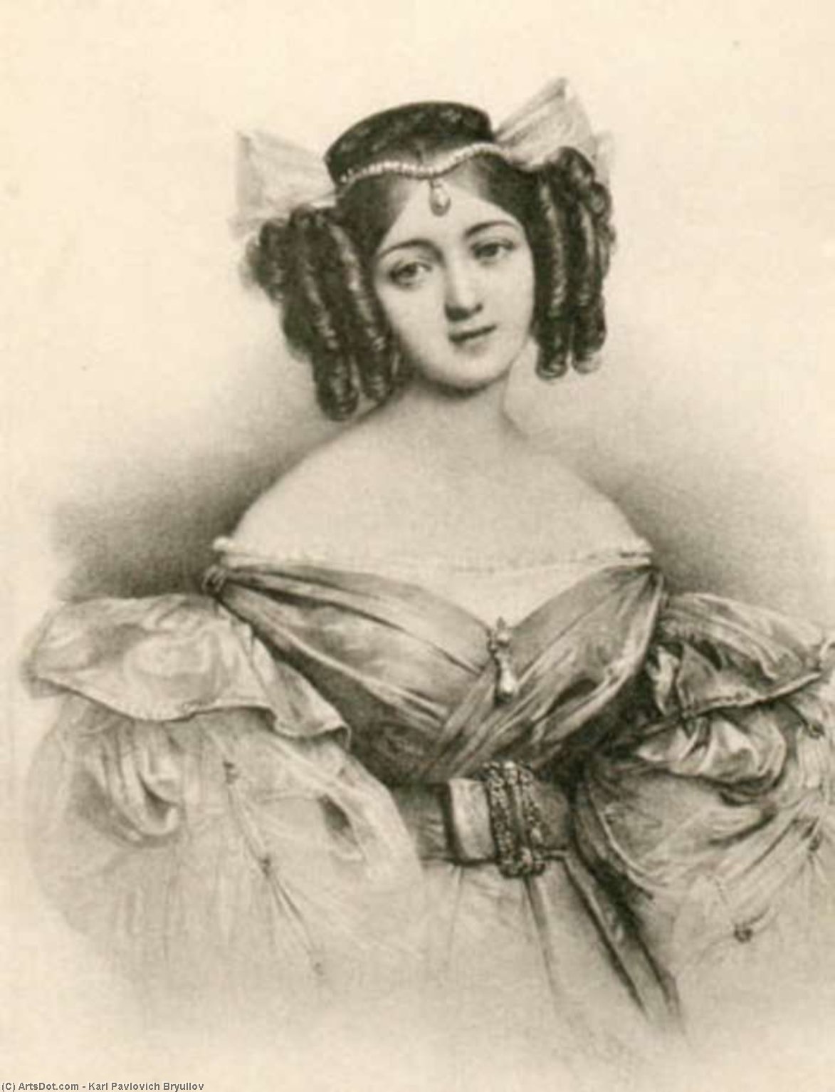 Portrait Of Countess Yulia Samoilova — Karl Pavlovich Bryullov